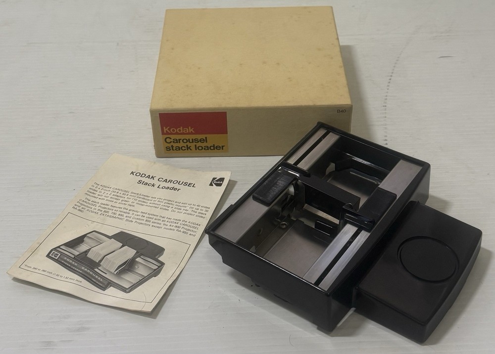 VINTAGE KODAK CAROUSEL STACK LOADER B40 CAT 151 4249 IN  BOX