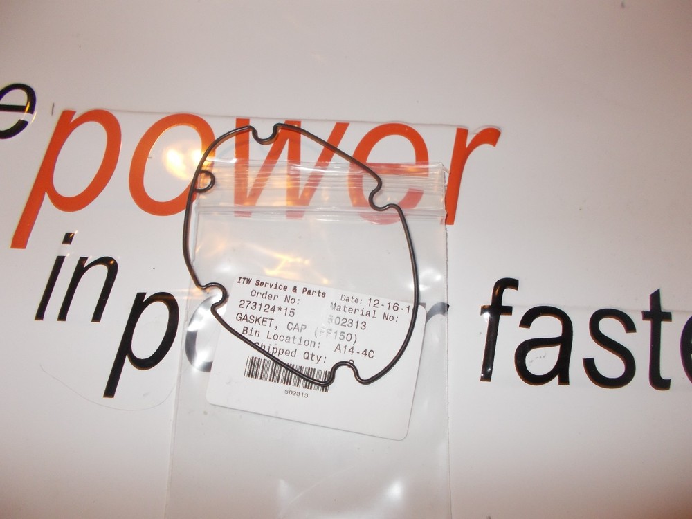 "GENUINE"  Paslode # 502313  GASKET, CAP (PF150)