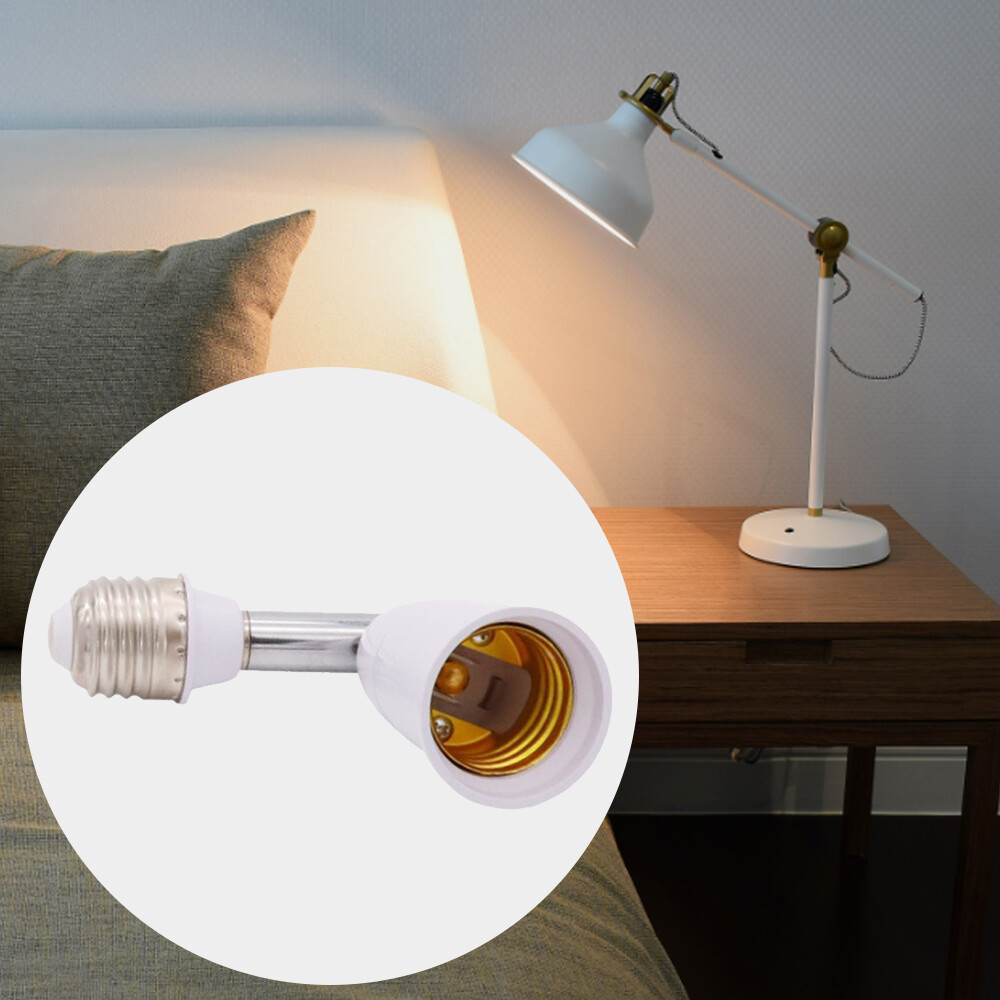E26/E27 Light Socket Extender 4.5 " Extension adjustable vertical 90° Horizontal