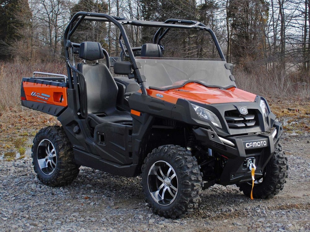 SuperATV Scratch Resistant Half Windshield for CFMOTO UForce 500/ 800 (2014+)