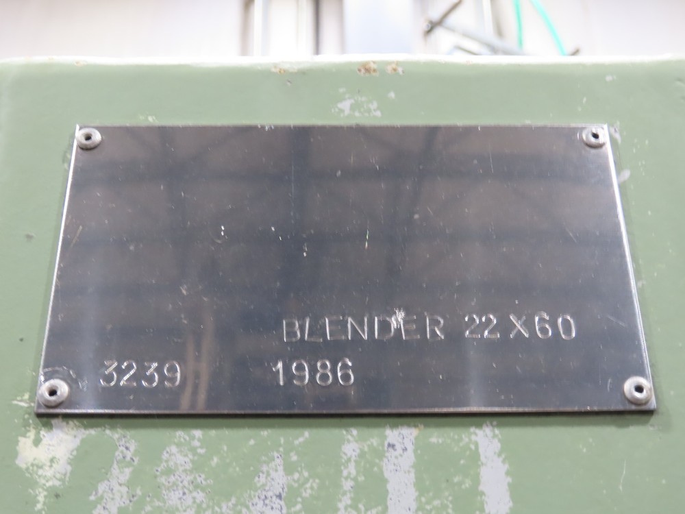 Eemco Rubber Mixing Roll Mill 22"x 60" Rollers 200Hp 3PH Control Panel