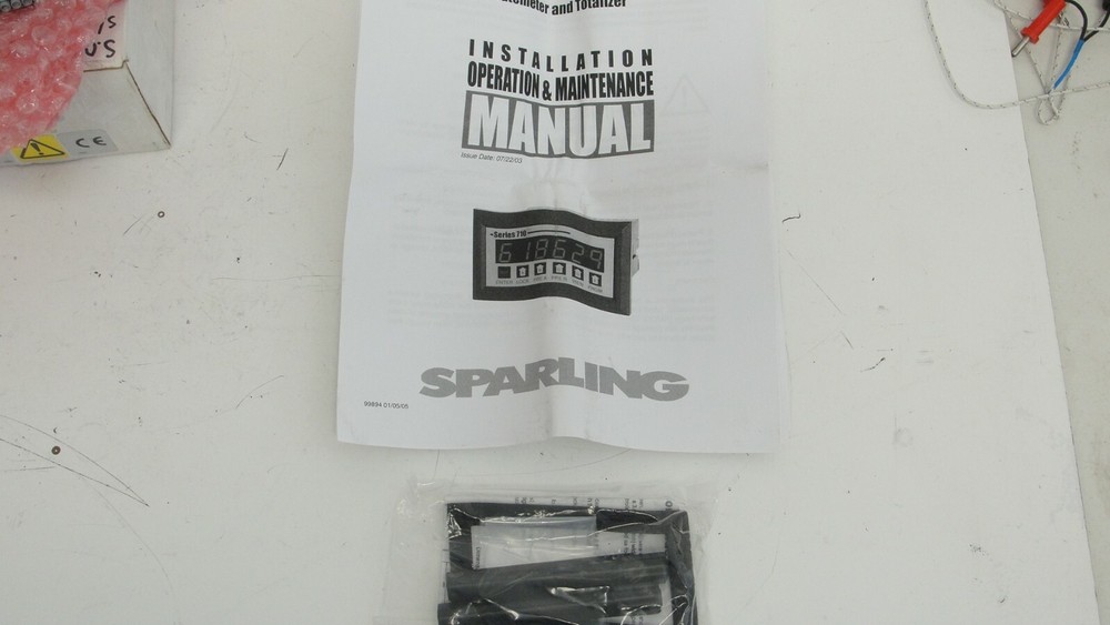 Sparling 710AL1 rate meter totalizer MS769RTAL1 new