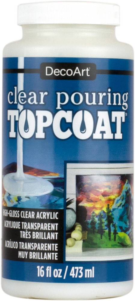 DecoArt Clear Pouring Topcoat-16oz