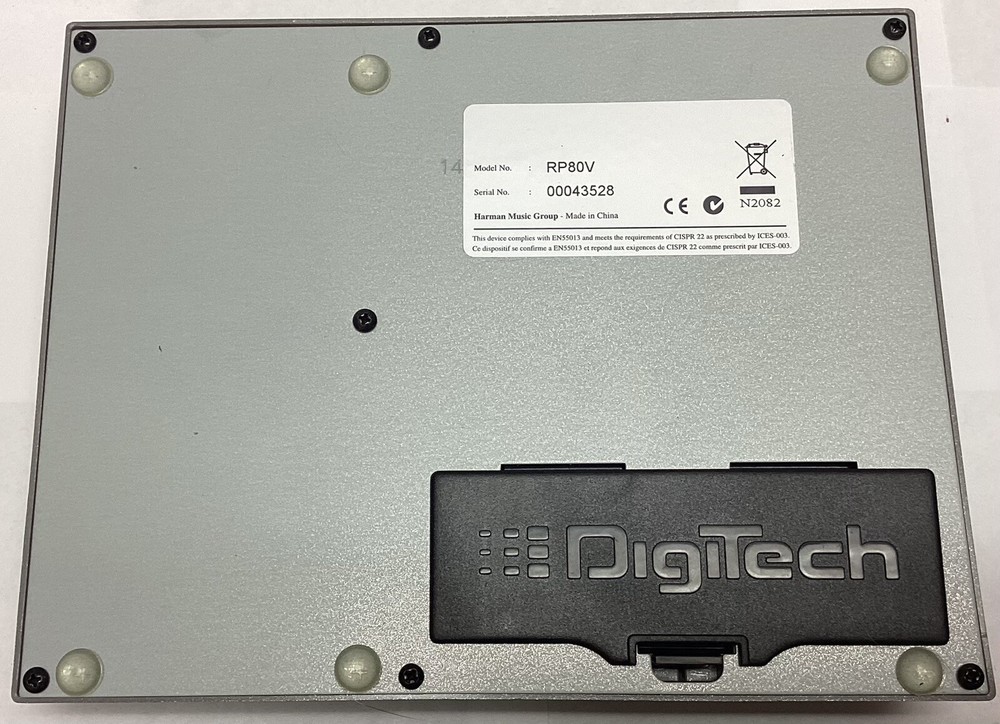 DigiTech RP80 Multi Effects Pedal Modeling Guitar Processor w/ Power Supply Box