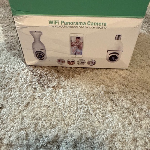 YIUIT WiFi Panorama Camera Model CL221 White Easy Remote Viewing
