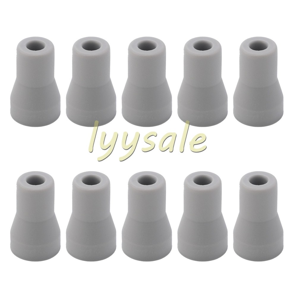 10pcs Dental Saliva Ejector Adapter Tip Rubber Snap Replacement