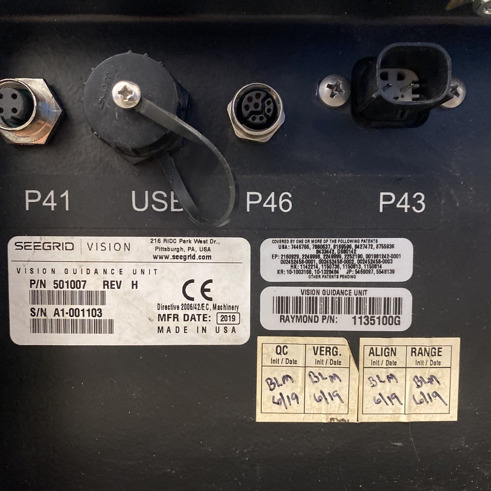 Seegrid Vision Guidance Unit 501007 Used