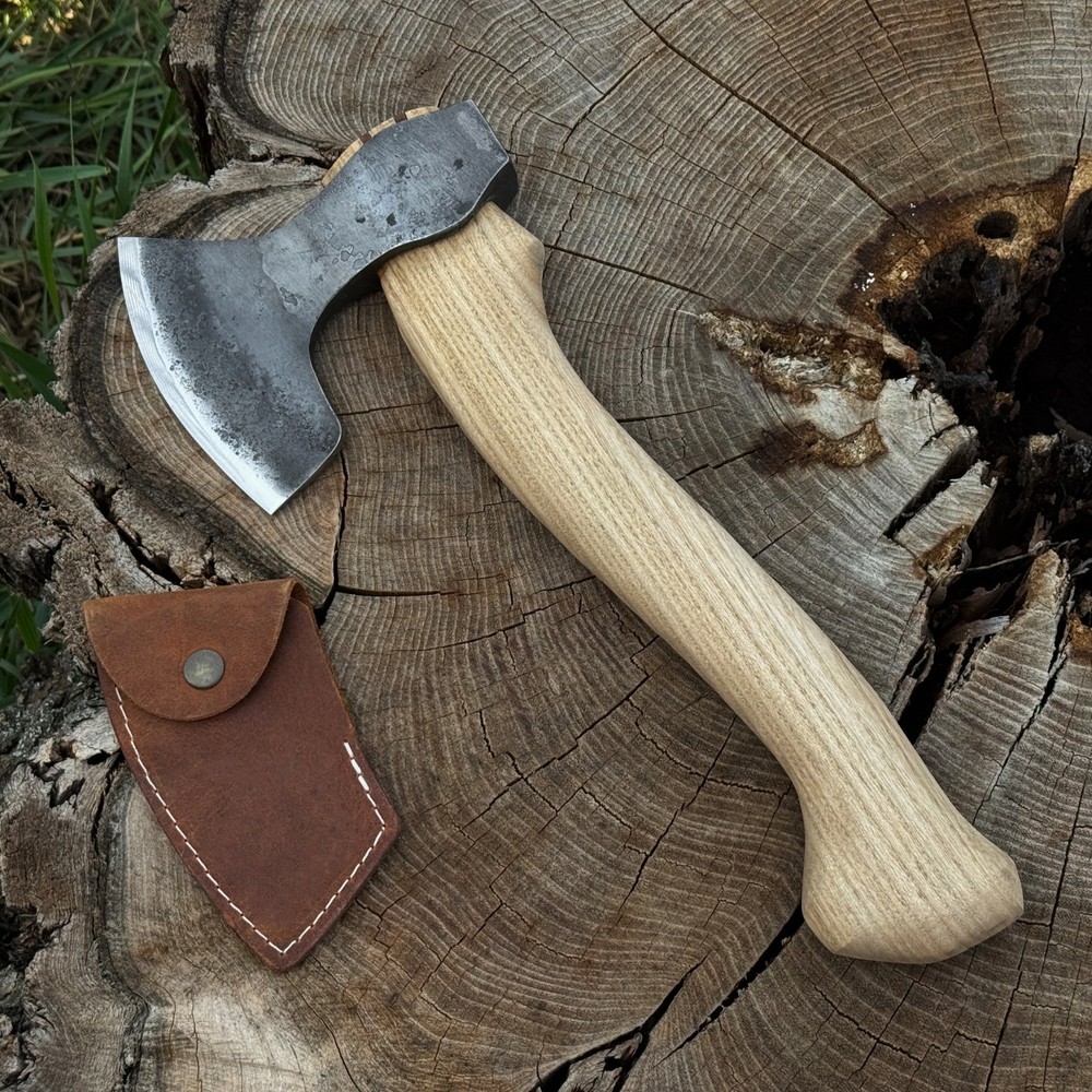 Spoon Carving Axe. Chopping Axe for Woodworking. Sharp Carbon 52100 Blade