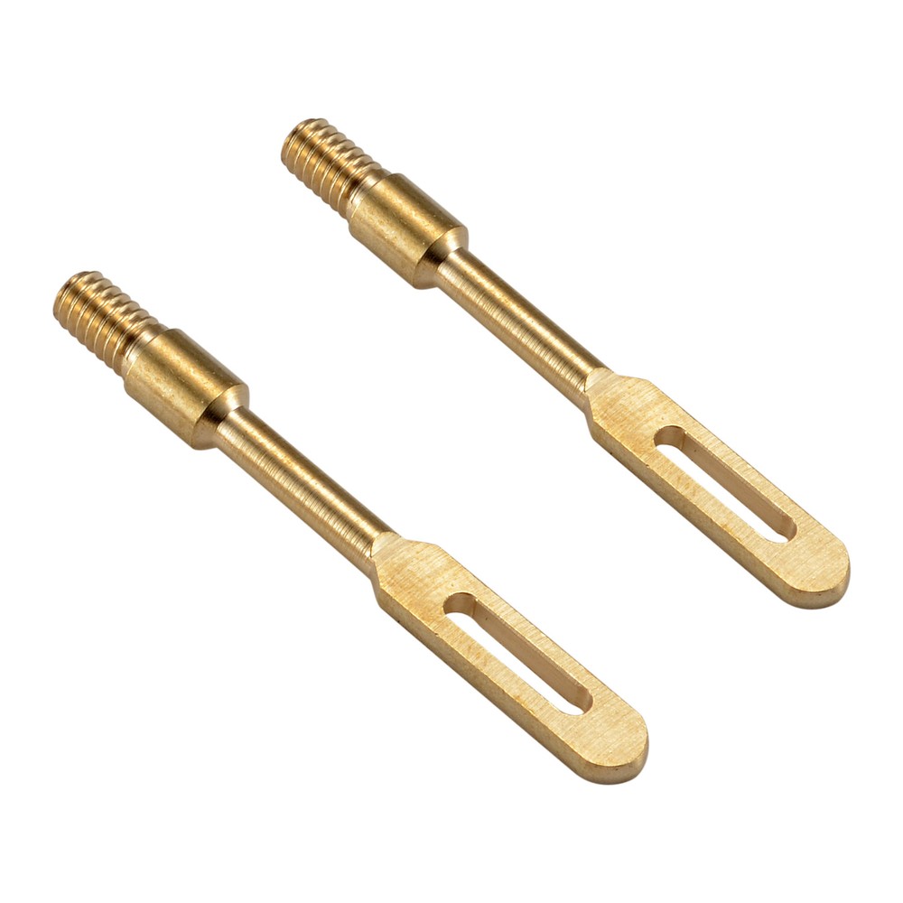 2 Pcs/Lots .30 Cal Solid Brass Slotted Tips Gun Clean Patch Puller Patch Holder