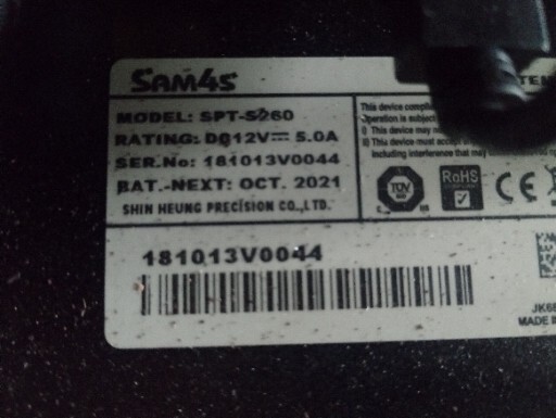 Sam4s Spt-s260 Pos System