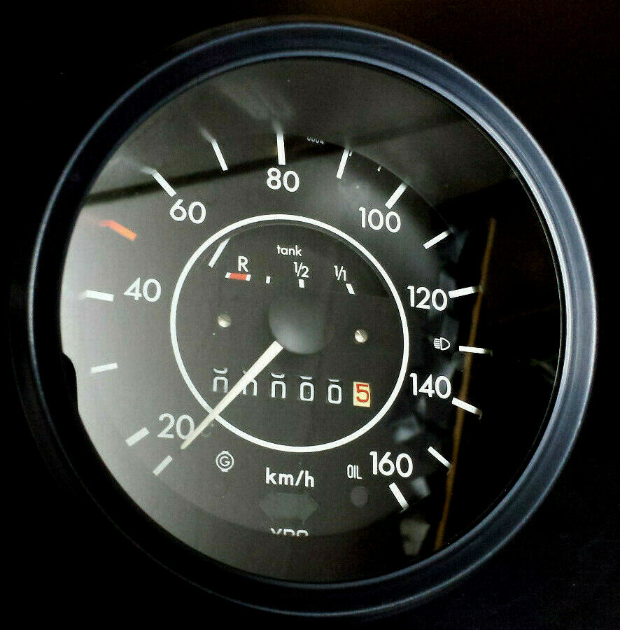 Vw Beetle 1303 Speedometer Completely Overhauled with 100 Meter Counter