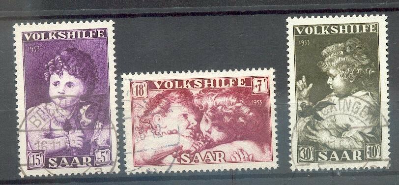 Saar 344/46 Set Used 26EUR (Y71760)