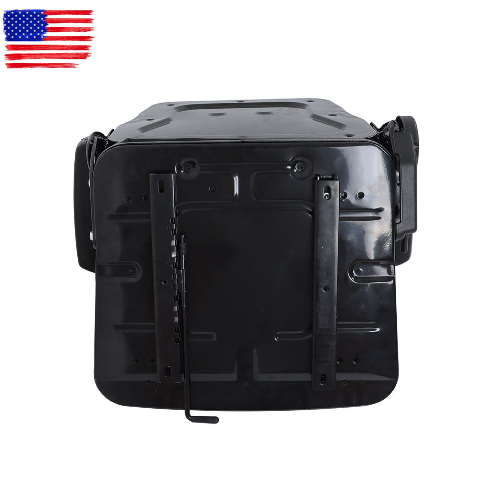 Universal Fold Down Forklift Seat W/ Adjustable Angle Back and Slide Armrest