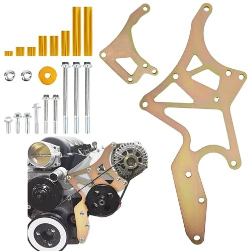 LS Engine Conversion Bracket Kit, Serpentine System for Alternator and Power