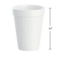 16 Oz Foam Cups White 20 Count Disposable
