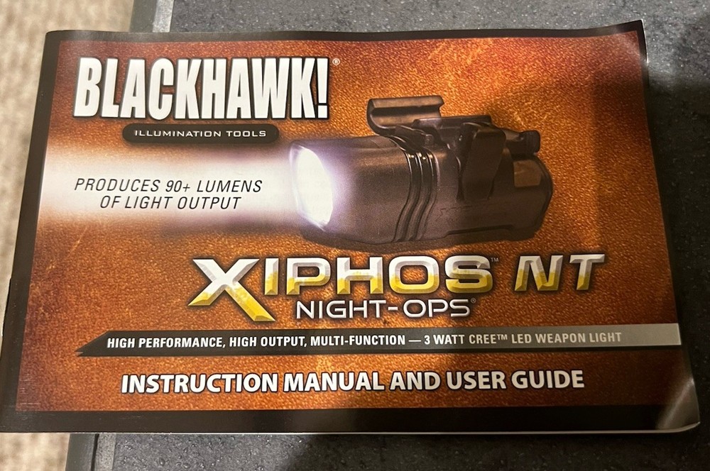 BLACKHAWK Xiphos NT Night-Ops Weapon Rail Light