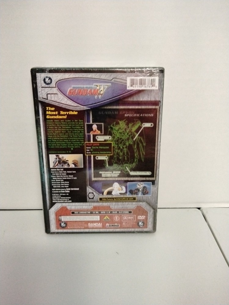 MOBILE SUIT GUNDAM Wing Operation 7 Dvd Dual Language