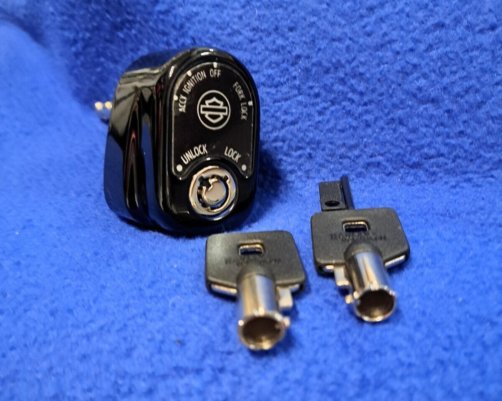 NEW GENUINE HARLEY DAVIDSON BLACK IGNITION SWITCH 2014-2023 TOURING