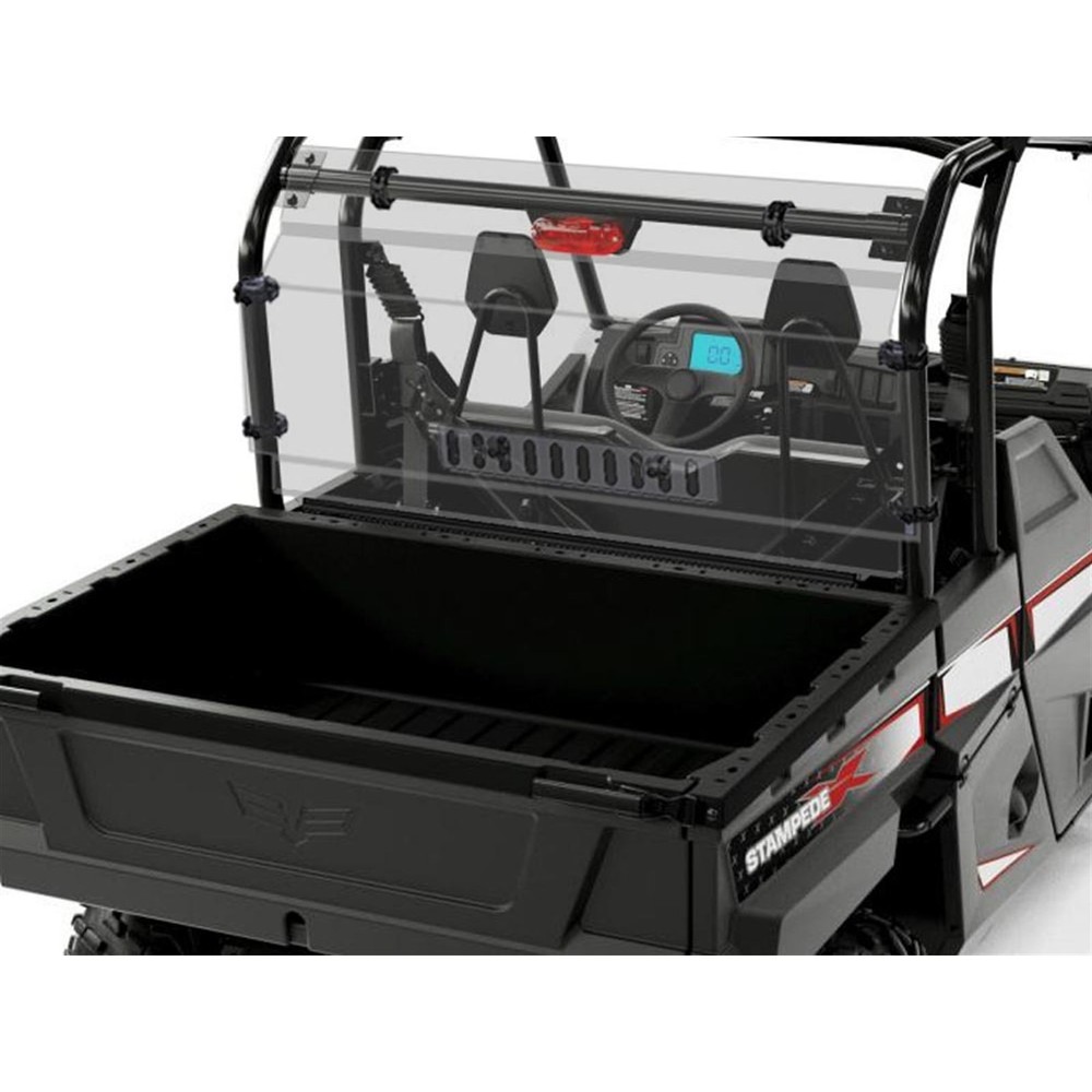Spike Powersports Rear Windshield with Vent Tex 77-1100V-R