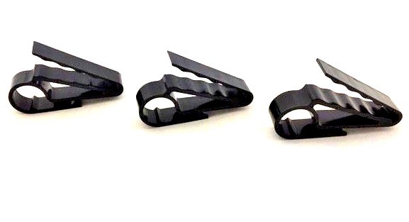 Cigar Holder Clip for Golfers, Black (3 clips)