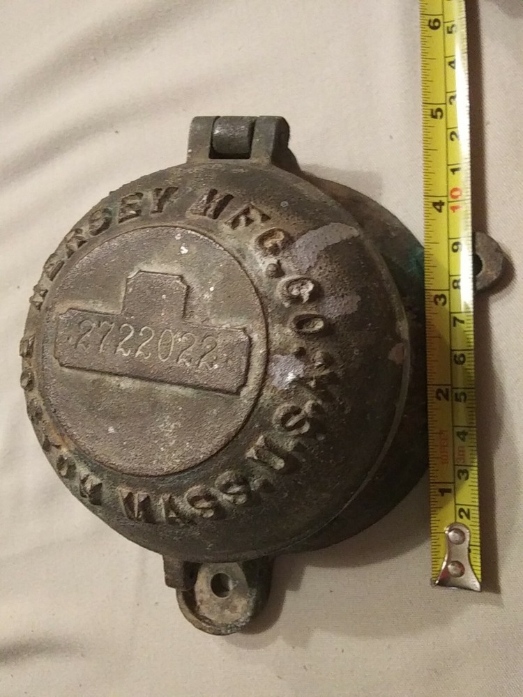 Brass Vintage Water Main Cap