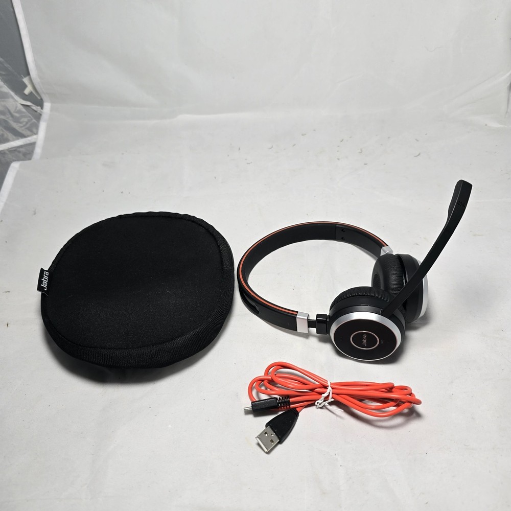 Jabra Evolve 40 Wired Stereo USB Headset HSC017 3.5mm Jack ( No Usb )