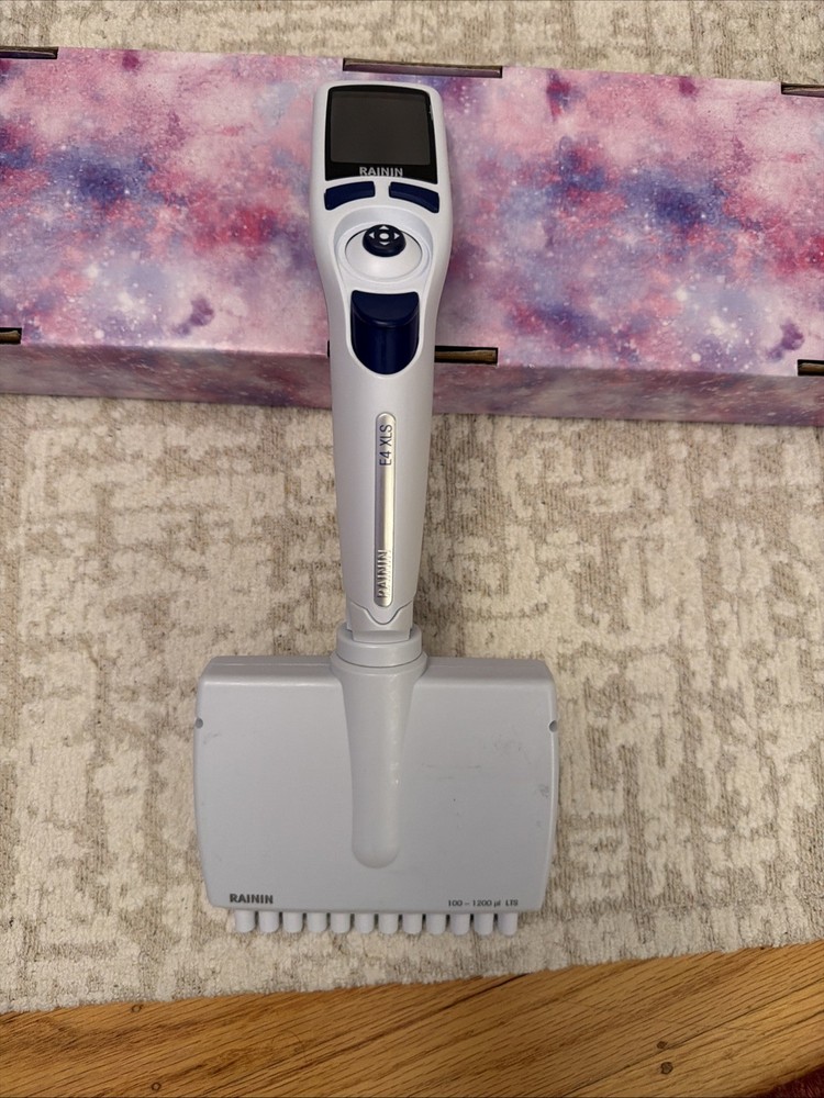 Rainin E4 XLS 100-1200 uL 12 Channel Multichannel Electronic Automatic Pipette