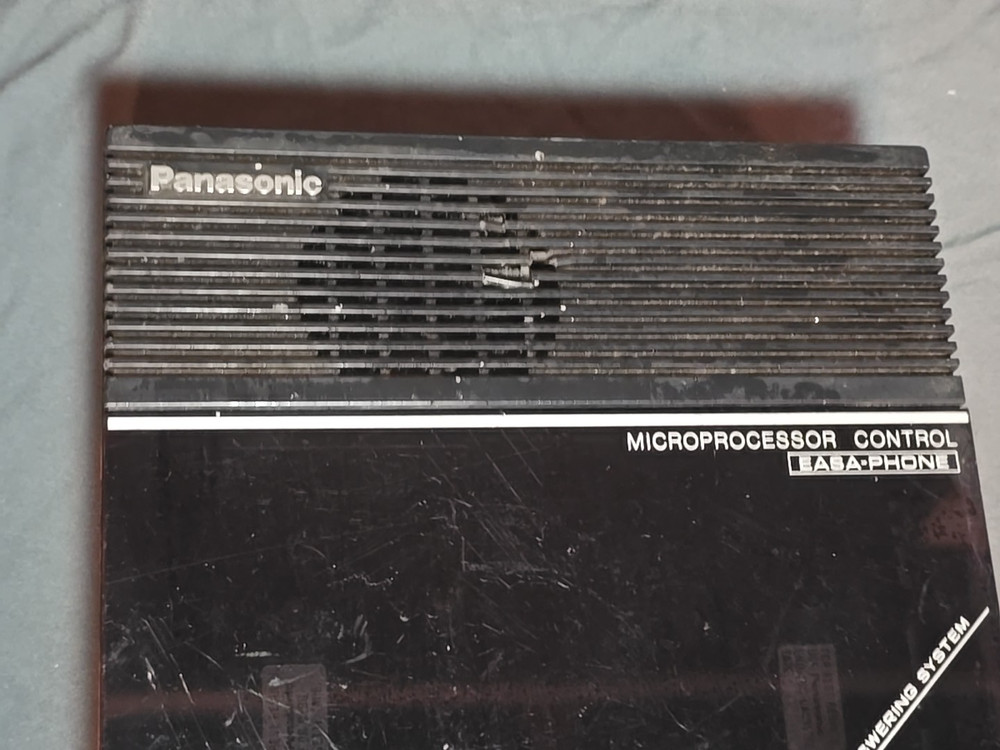 Vintage Panasonic Easa-Phone Answering System Microprocessor Control As-Is