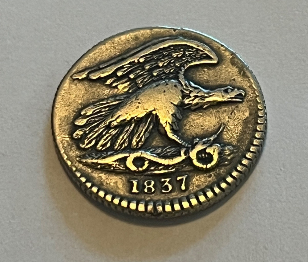 1837 Feuchtwanger cent , nice VF