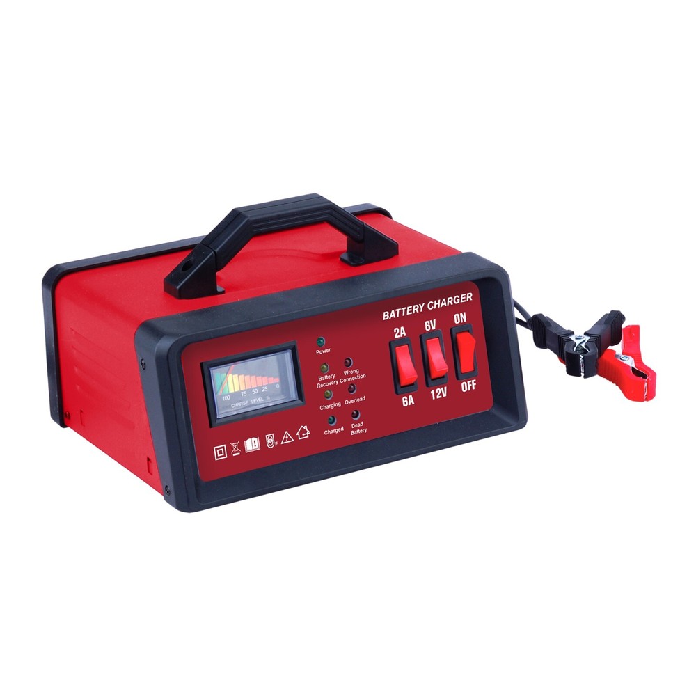 2/6 AMP 6/12 Volt Battery Charger