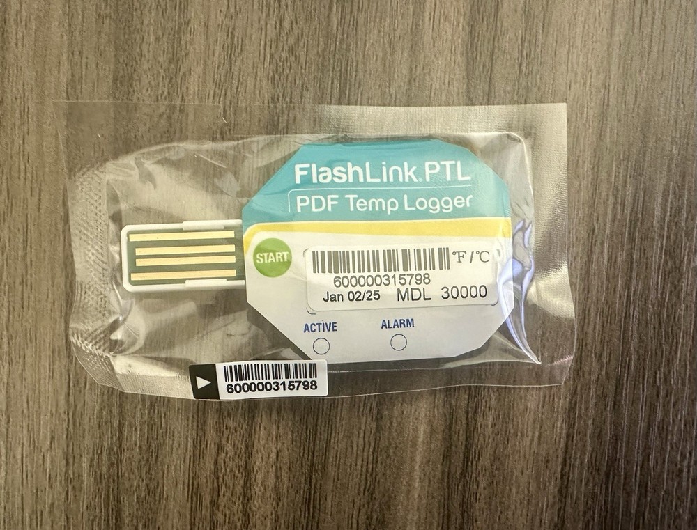 Deltatrak 30000PTL FlashLink USB Single Use Data Logger