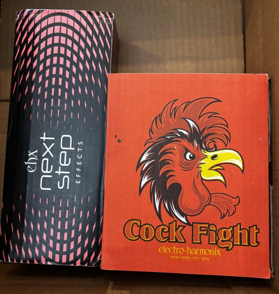 Electro Harmonix Cock Fight Talking Wah Guitar Effects + Expression pedal