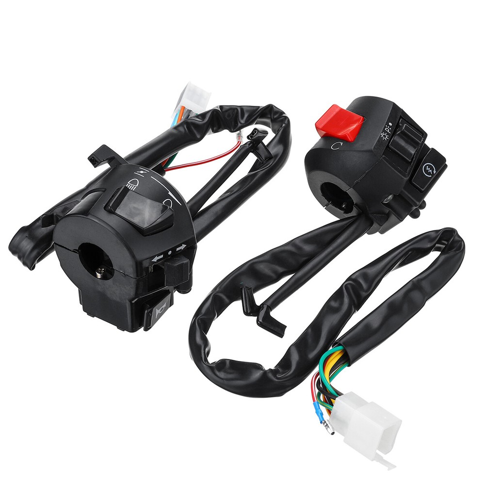 7/8" Motorcycle Handlebar Horn Button Turn Signal Headlight Controller Switch