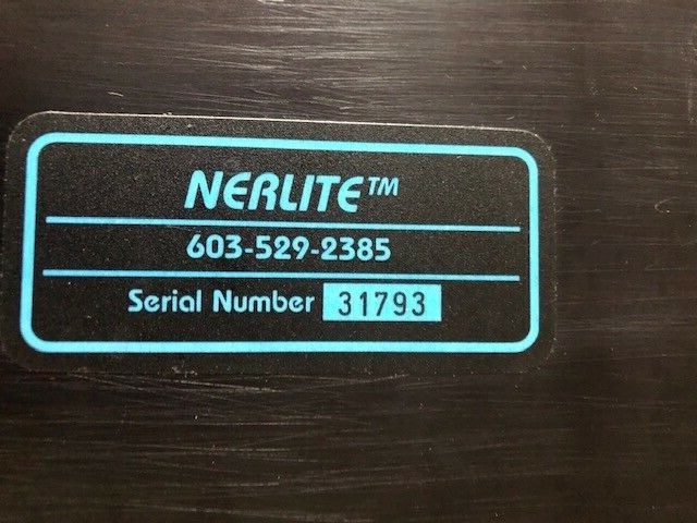 NERLITE LIGHT DIFFUSING ILLUMINATOR 603-529-2385 -100-LED
