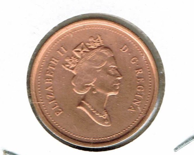 1998 Canada Uncirculated One Cent Cent Coin!
