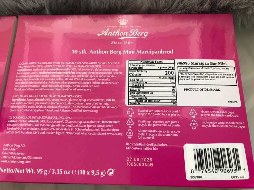 Anthon Berg Mini Marcipanbrod 2-pack