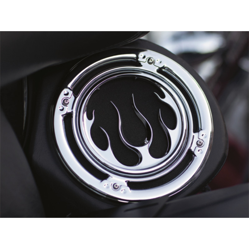 Kuryakyn - 3788 - Speaker Grills, Flame