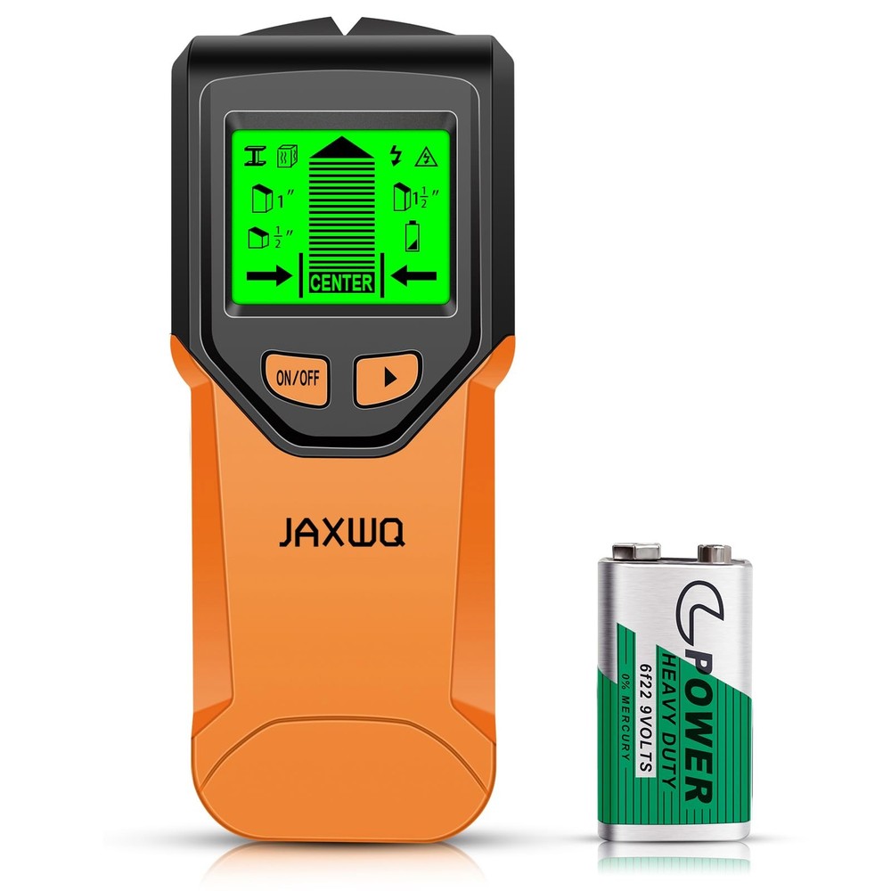 5-in-1 Stud Finder Tool with LCD, Microprocessor for Wood, Metal, AC Wires