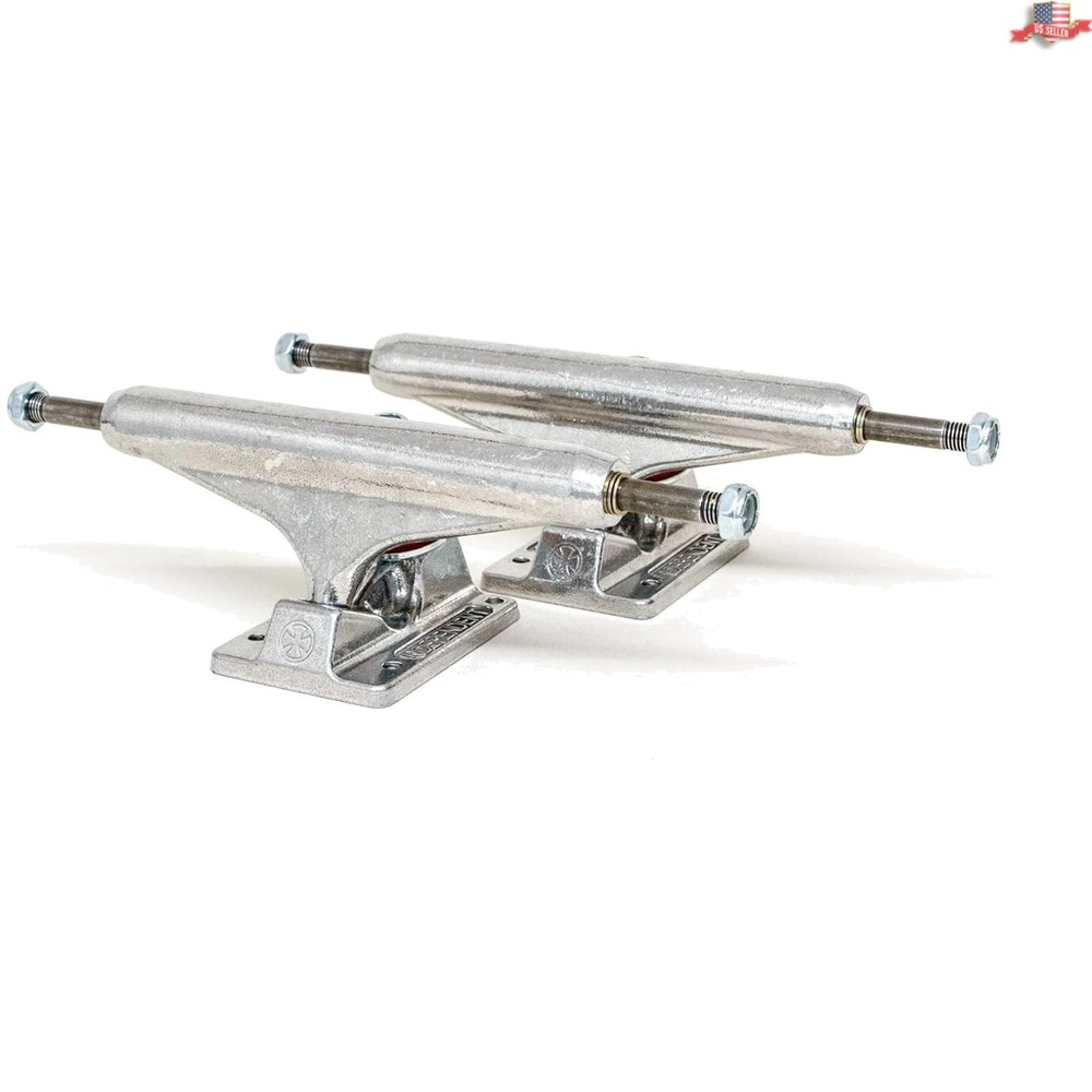 Stage 11 Silver Skateboard Trucks - Durable Performance for Intermediate Skaters