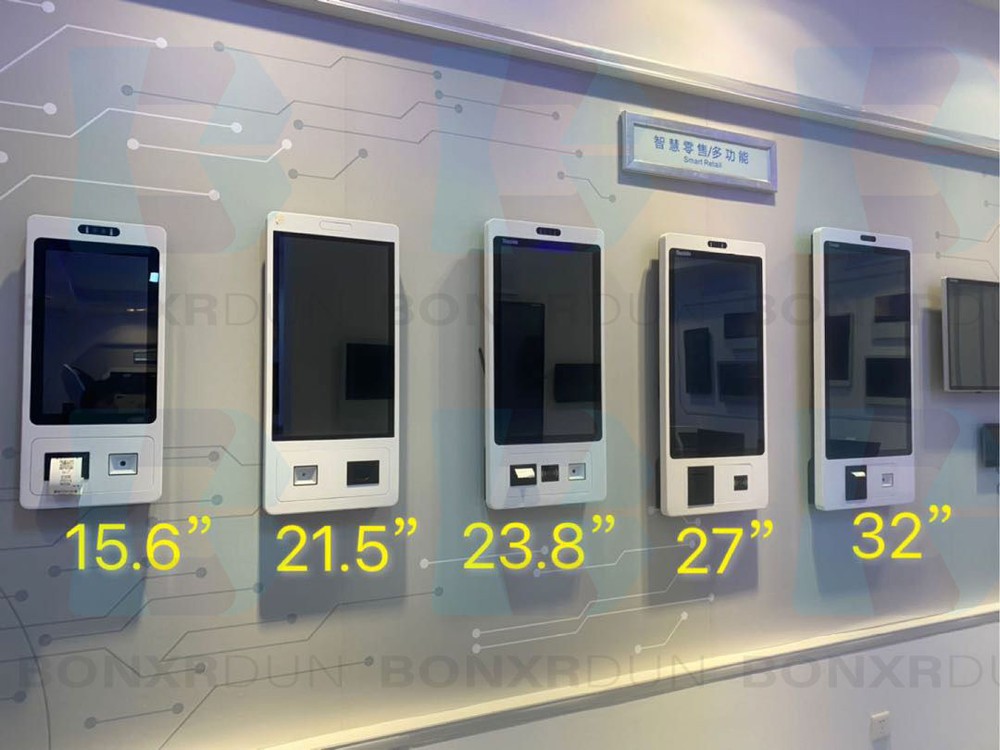 Wall Mount Touchscreen Ordering Machine Self Service for Restaurant