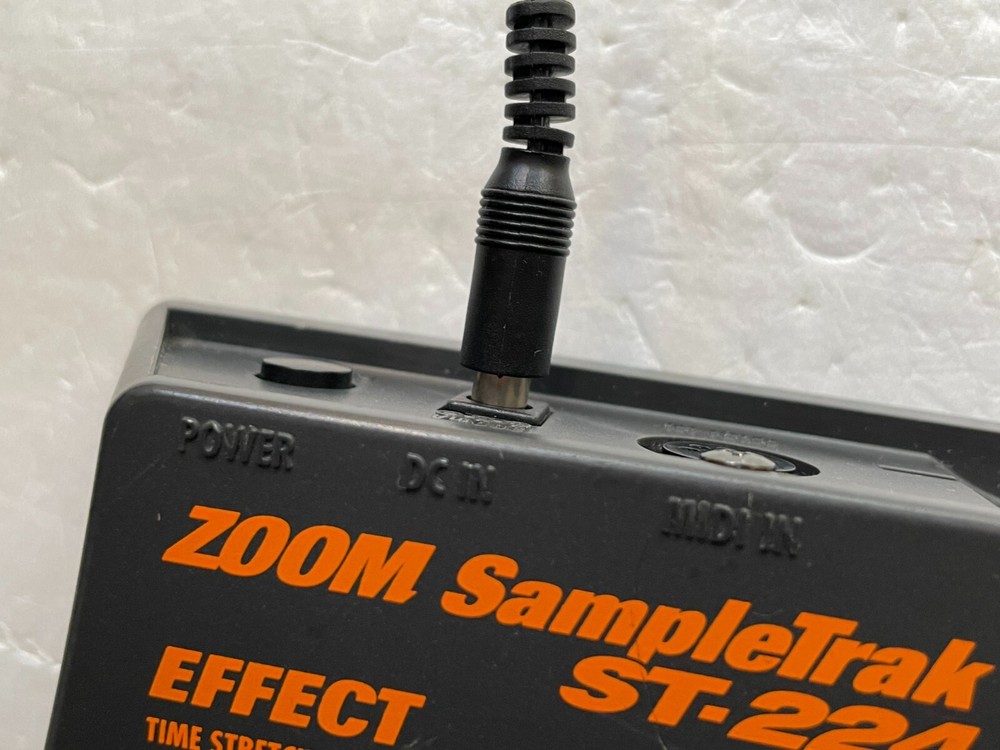 Zoom ST-224 SampleTrak Sampler with Adapter Used from Japan