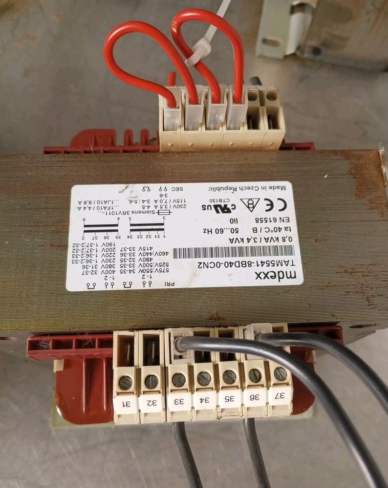 Siemens MDEXX TAM5541-8BD40-0CN2 CONTROL CURCUIT TRANSFORMER Multi-Voltage Input