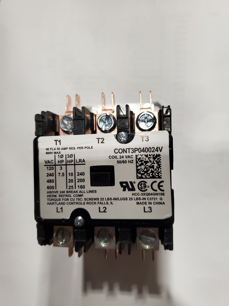 Amana-Goodman CONT3P040024V  3-POLE 40A 24V CONTACTOR