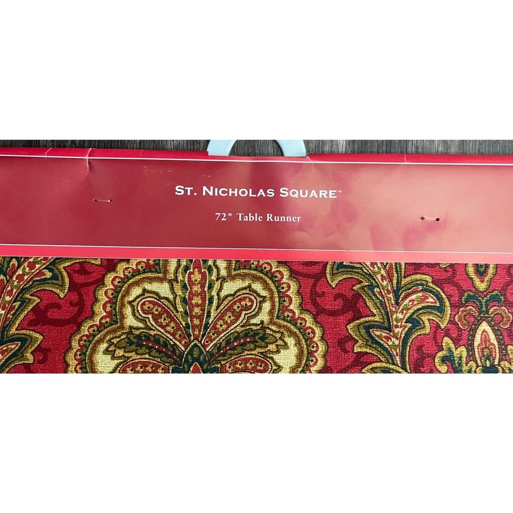 St. Nicholas Square LaScala Table Runner 72" NWT