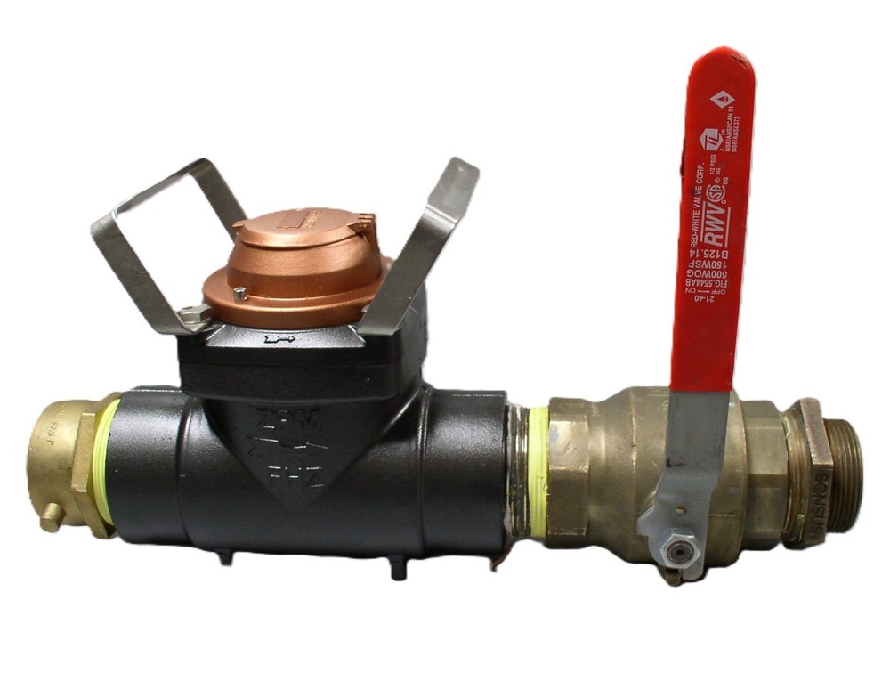 Fire Hydrant  Meter Water Gallon Register 3" F4