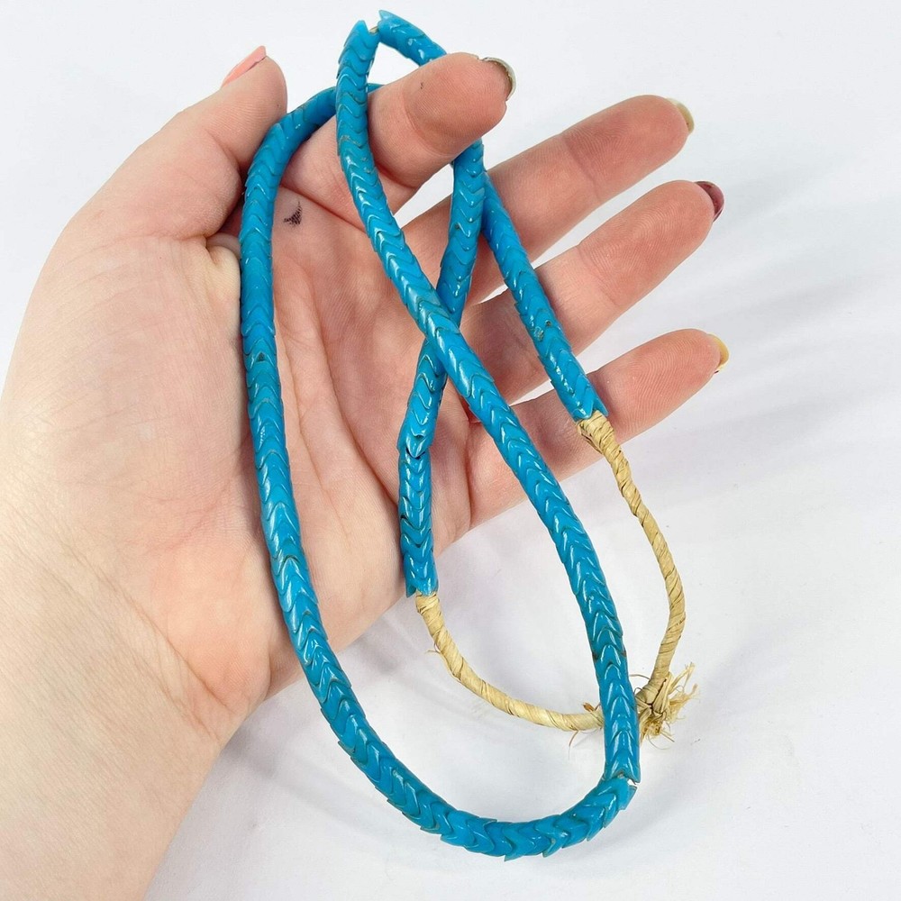 Interlocking Snake Beads Turquoise Bohemian