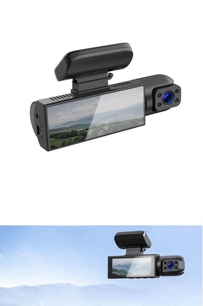 Dash Cam Car DVR Front Inside Video Recorder Dual Cameras G-Sensor Night Vision