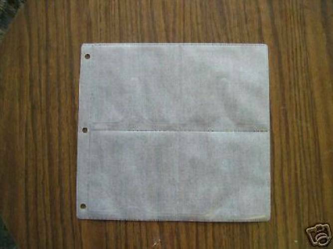 100 8 CD / DVD Binding Binder SLEEVE WHITE SF005