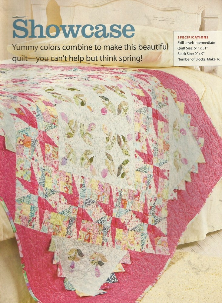 B0574 SHOWCASE QUILT PATTERN/INSTRUCTIONS