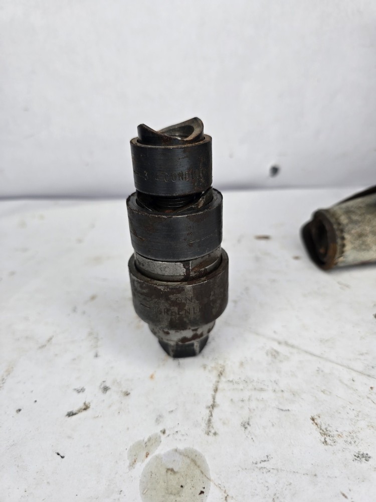 Greenlee 1-1/4" conduit knockout punch die